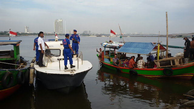 Image result for patroli bahari sat polair polres kepulaUAN SERIBU