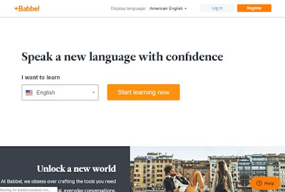 موقع babbel لتعلم اللغات
