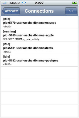 Screenshot iPGStats