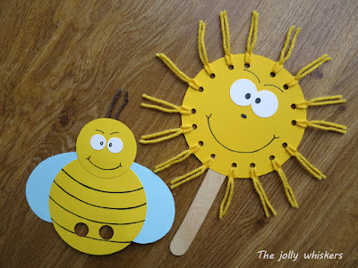 Summer crafts - Bee and the Sun
