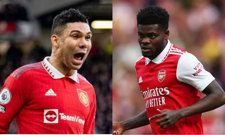 Casemiro vs Partey: "You all need to apologize for that disrespect": Man United Fans Take on Rivals after Casemiro scored twice vs Reading