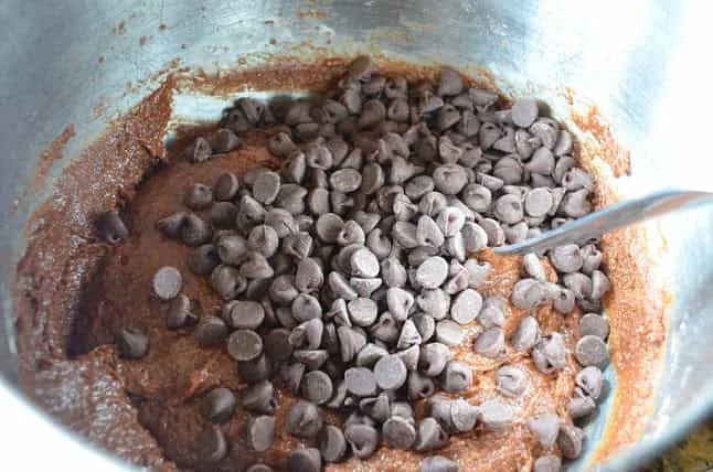 Peppermint Mocha Chocolate Cookie Dough with Chocolate Chips