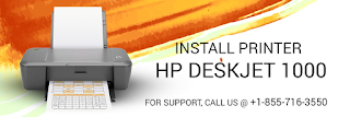 How to install printer HP DeskJet 1000?