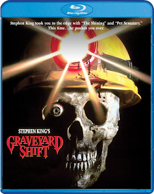 Cover art for Scream Factory's upcoming Blu-ray release of STEPHEN KING's GRAVEYARD SHIFT!