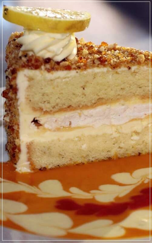 Lemon Praline Cake