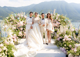 Donnie Yen (甄子丹 Zhēn zi dān) and wife Cissy Wang (汪詩詩 Wāng shī shī) renew wedding vows on 20th anniversary, posted on Monday, 24 July 2023