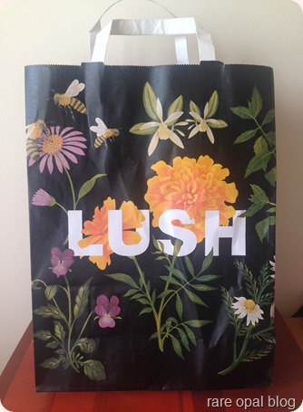 Lush Cosmetics Floral Bag