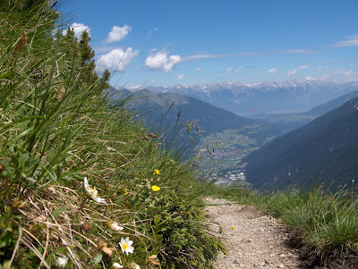 Austrian Alps mountain track