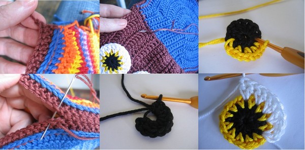 Bolso buho tejido a Crochet Patrones