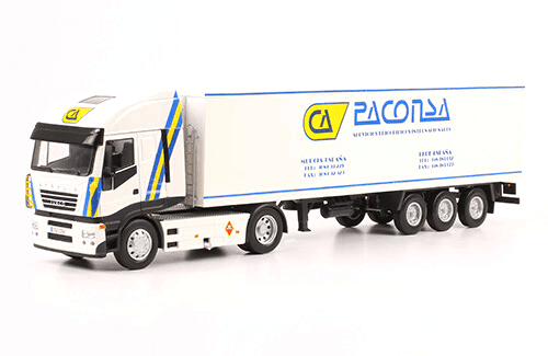 coleccion camiones articulados, camiones articulados 1:43, iveco stralis camiones articulados