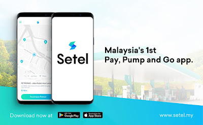 Cara dan Tutorial Isi Minyak Menggunakan Aplikasi e-wallet SETEL Di Stesen Petronas