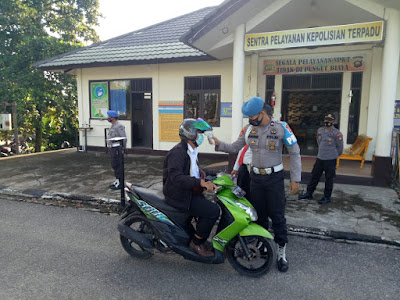 Kembali Bertugas Seluruh Personel Polres Sekadau Wajib Terapkan Prokes