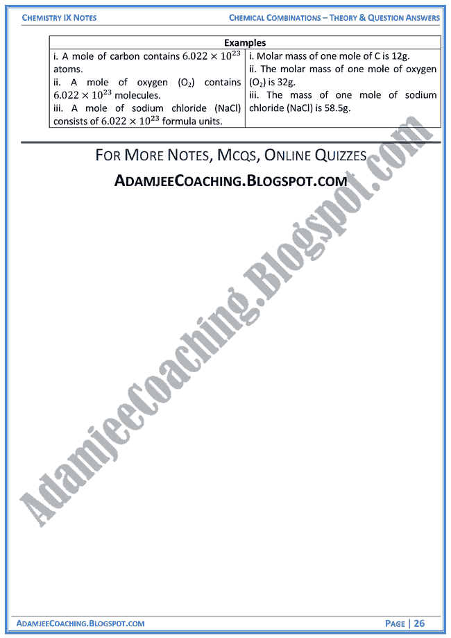 chemical-combinations-theory-notes-and-question-answers-chemistry-ix
