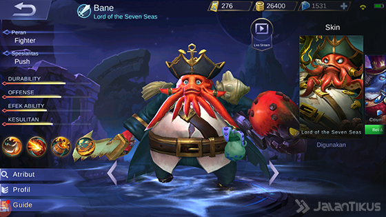 Cara Agar Selalu Menang Dengan Bane Di Mobile Legend 