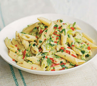 chilli and courgette penne recipe