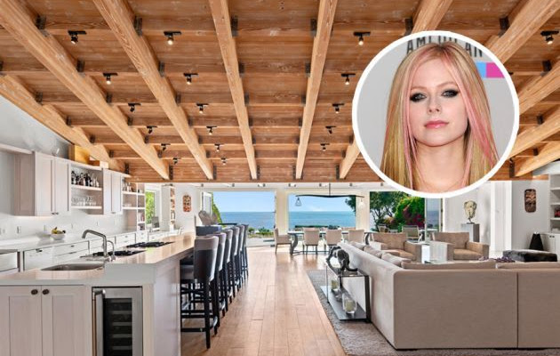 Avril Lavigne compró una gran casa en Malibú con vista al mar