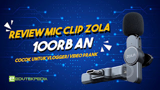 Review Zola Mic Wireless Smartphone Clip On Vlog Lavalier Microphone Wireless - Type C