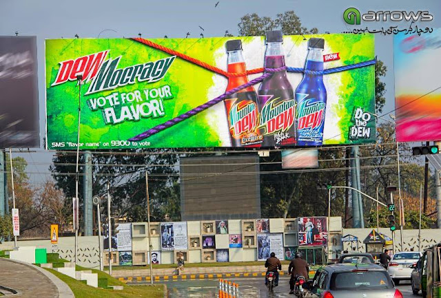 DewMocracy Creative Execution in Lahore by Arrows Advertising