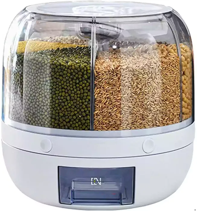 grain dispenser for kitchen food