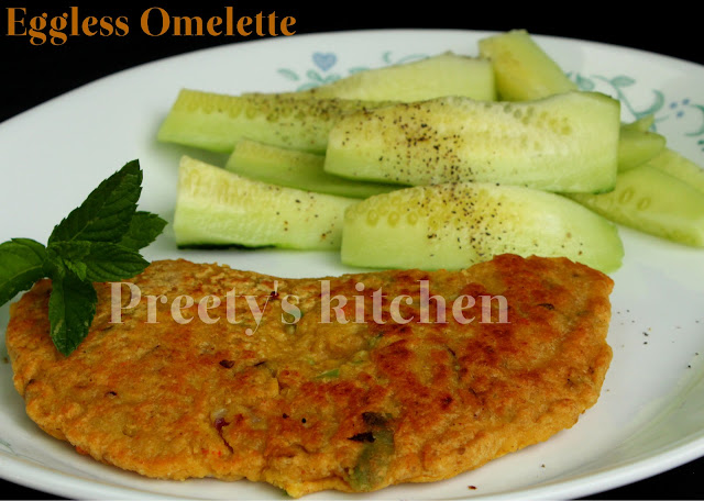 Vegan batter how pancake eggless Kitchen: Omelette Preety's Healthy Eggless  make / Recipe to Breakfast