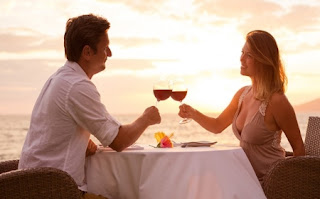 a romantic dinner on 14th feb