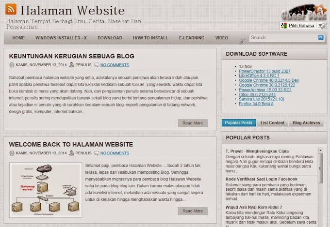 Keuntungan kerugian sebuah blog