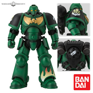 Bandai ha anunciado dos nuevas figuras articuladas a escala 7 ″ de Warhammer 40,000 Space Marines, en esta ocasión de los capítulos de los Imperial Fists y los Salamander.