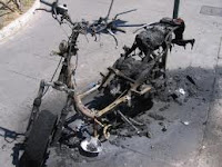 Motorcycle Crash and Burn