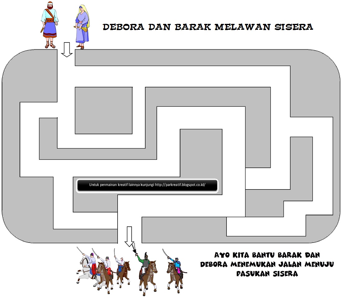 Sekolah Minggu Kreatif: Maze untuk Aktivitas Sekolah Minggu