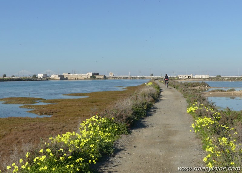 Cadiz-Salina Dolores - San Fernando - Salina Tres Amigos - Rio Arillo