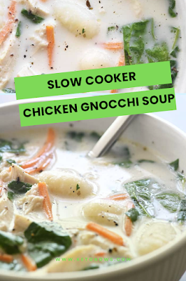 SLOW COOKER OLIVE GARDEN CHICKEN GNOCCHI SOUP