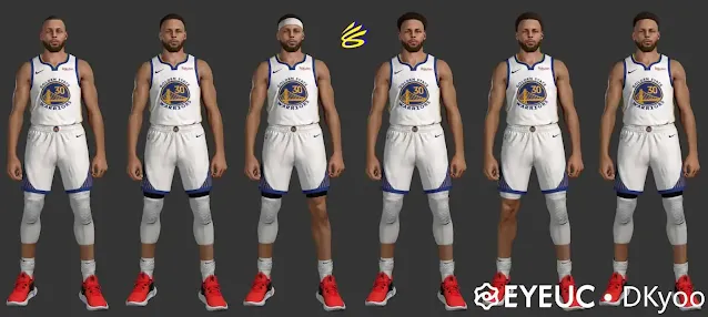 NBA 2K24 Stephen Curry Cyberface Update (6 Hairstyles)