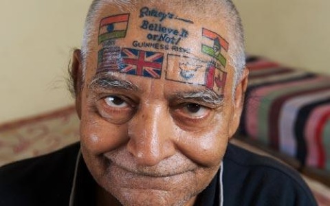 bad face Tattoos - flag face Tattoos Design