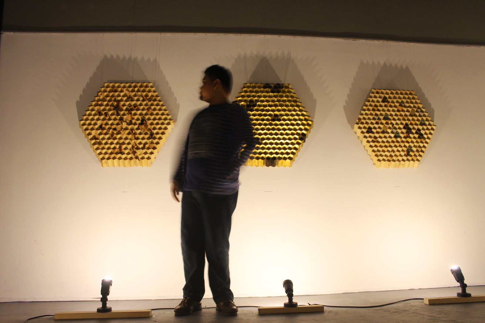 Jagged little pieces The visual poetry of Bryan Liao’s Aggregate Abundances  Art, Bryan Liao, Aggregate Abundances, Wood, Sculpture, Cinematheque, Creative, Creativity, Culture, Visual Poetry, Woodcraft, Honeycomb, Pattern, Tesselate