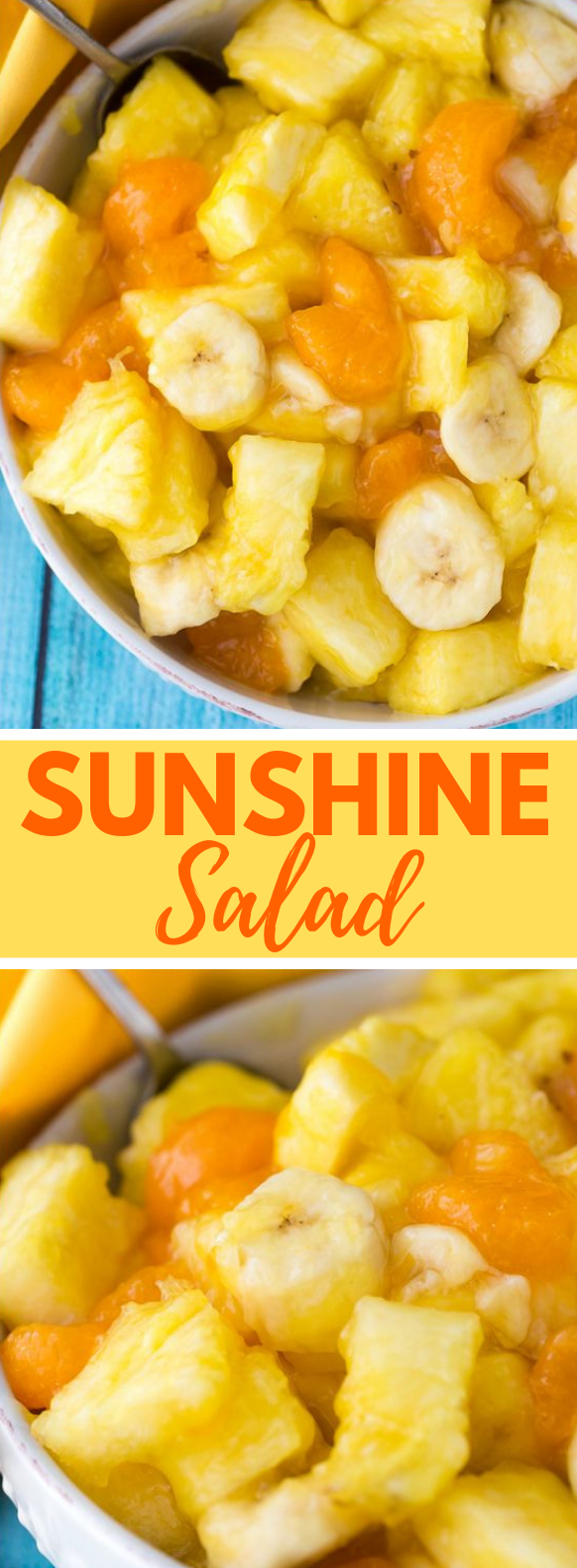 Sunshine Salad #sugarfree #healthy