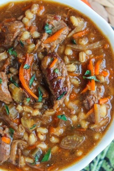 Beef And Barley Soup Recipe