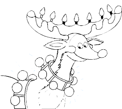 Reindeer Coloring Pages on Red Nose Reindeer Face Reindeer Face Christmas Coloring Pages Reindeer