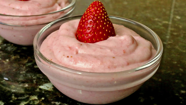 Mousse de fresa