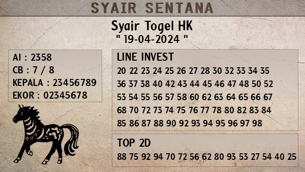 SYAIR HARIAN TOGEL HK