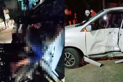 Kecelakaan Maut di Nganjuk, 2 Orang Tewas Tabrak Mobil Putar Balik