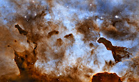 Dust Pillars in the Carina Nebula