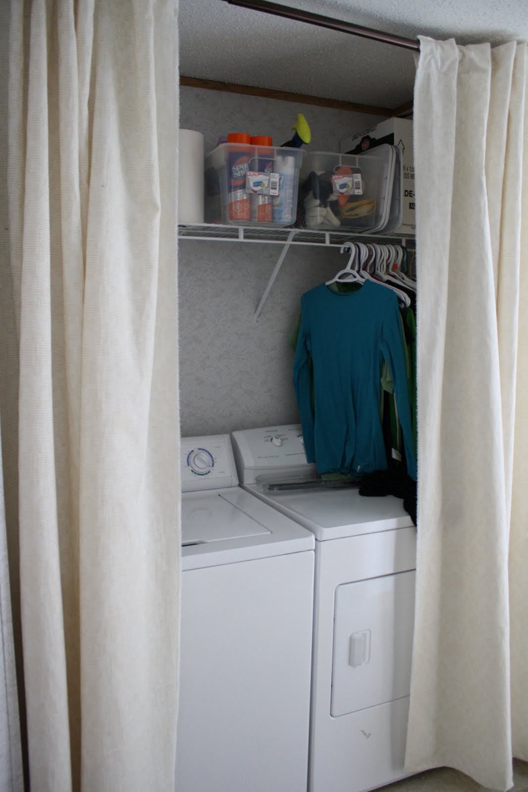 Curtains To Hide Washer And Dryer 