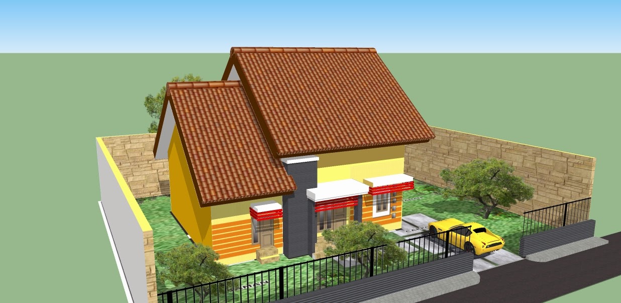 GAMBAR RUMAH TINGGAL DI SUMBAWA 80 M2 (OWNER FIRMAN 