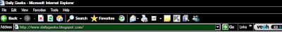 Internet explorer Bar