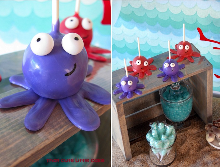 That Cute Little Cake Under The Sea Birthday Party