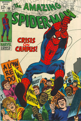 Amazing Spider-Man #68, crisis on campus