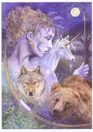 Artemis, the moon goddess