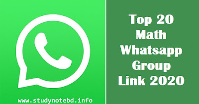 Maths WhatsApp Groups