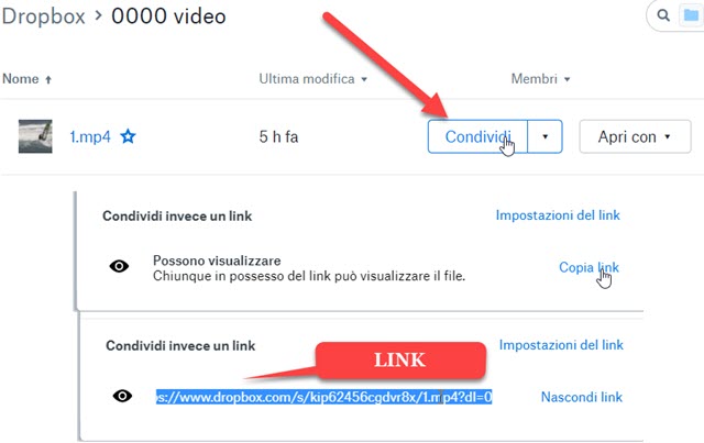 link-condivisione-dropbox