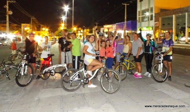 Fotos da pedalada noturna desta quinta-feira (05) em Santa Cruz do Capibaribe